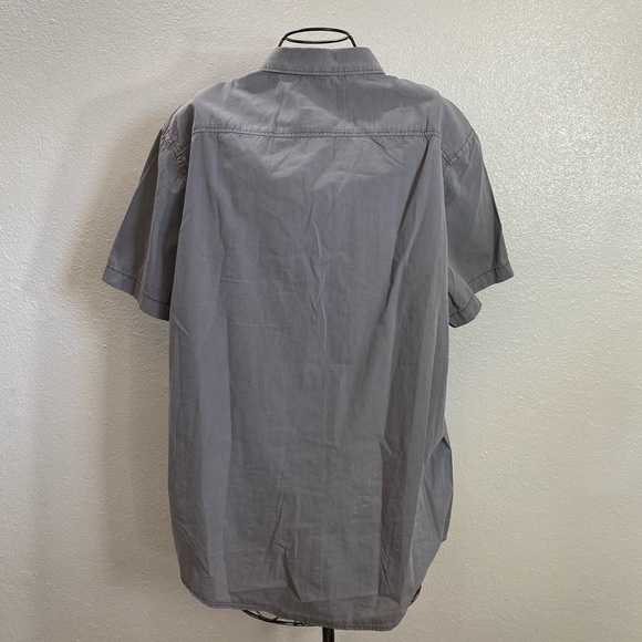 American Rag Grey Casual button down collared shirt size XL - Picture 6 of 7